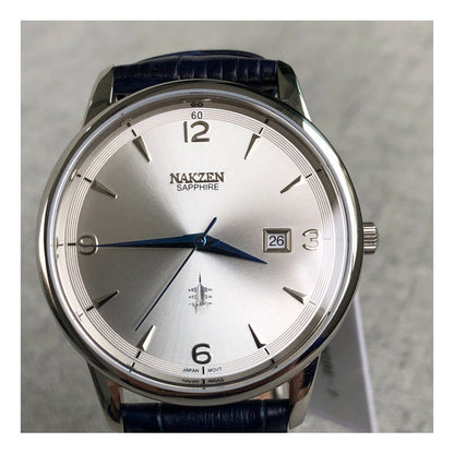 Reloj Nakzen Zafiro Hombre Inspiración Zen Máquina Japonesa