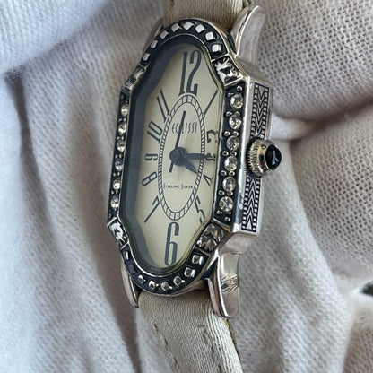 Reloj Ecclissi Mujer 2000s Plata Esterlina 925 Art Deco Raro