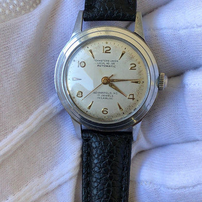 Reloj Automático Teamsters Union Año 1956 Hombre Histórico Suizo