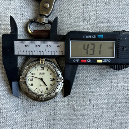 Reloj Levis Hombre Año 1998 Outdoor Brújula Y Mosquetón Raro