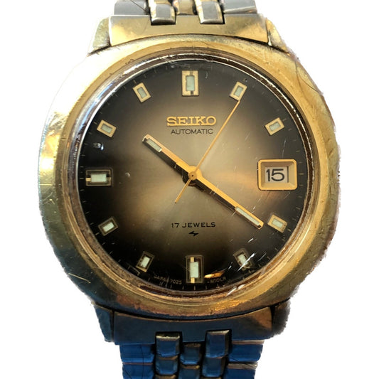 Reloj Seiko Hombre Año 1976 Ahumado 17 Jewels Automático