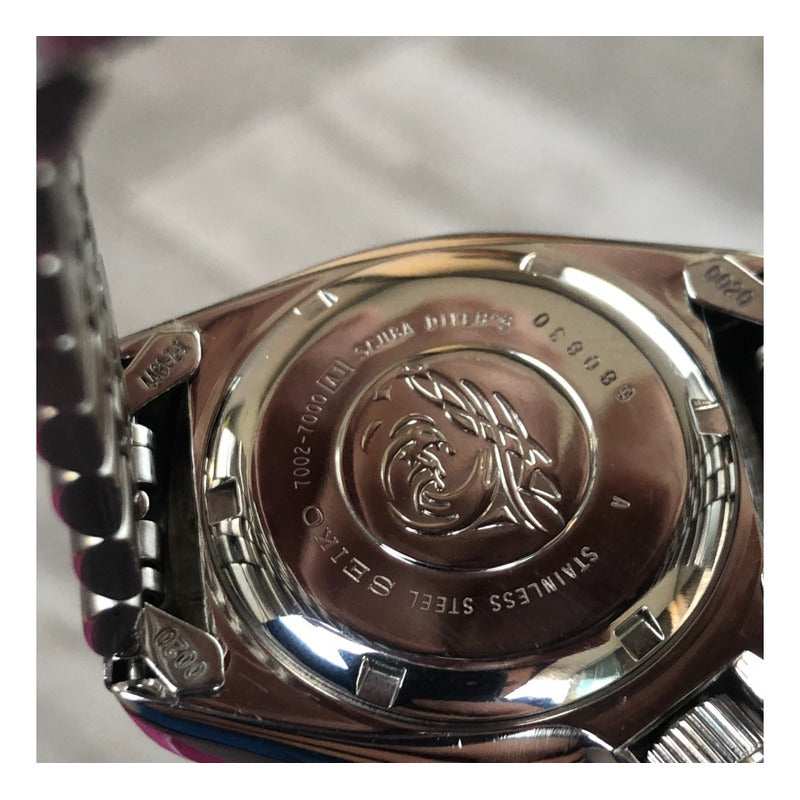 Reloj Seiko Divers 7002-7000 Vintage Dial Naranja Automático