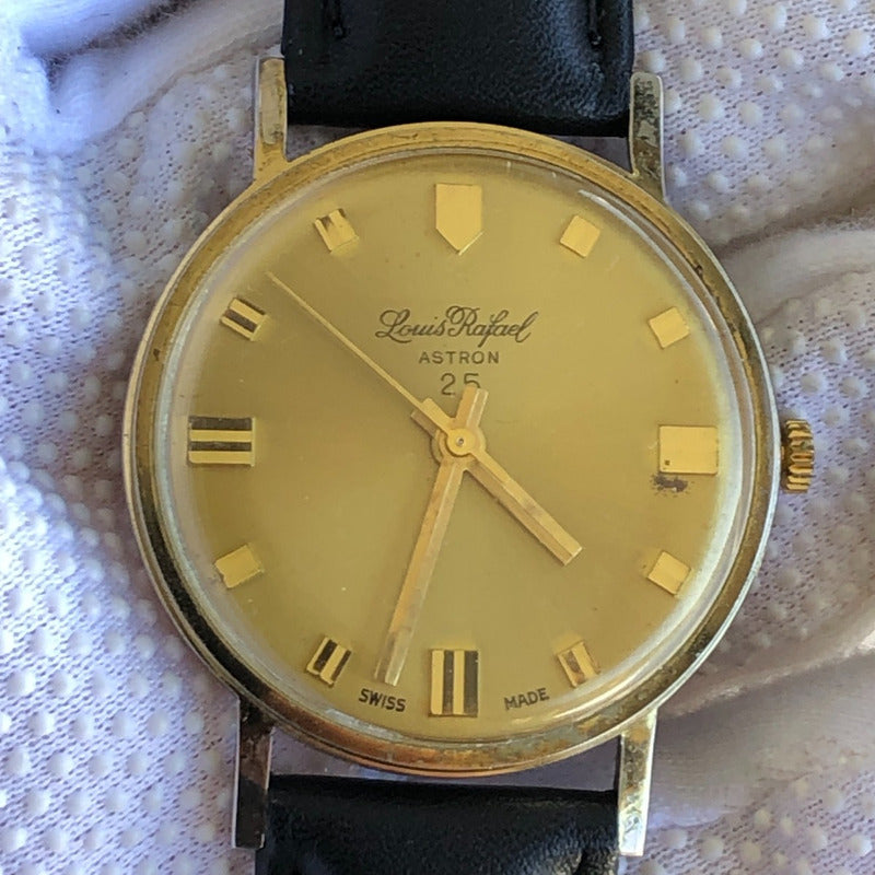 Reloj Louis Rafael Hombre Vintage 1956 Astron25 Mecánico Suizo Único