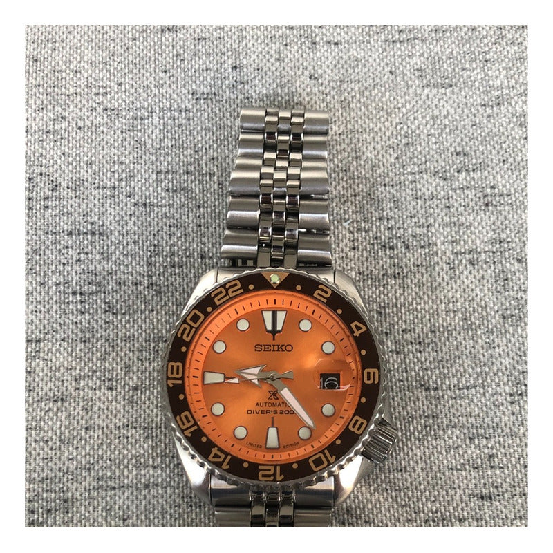 Reloj Seiko Divers 7002-7000 Vintage Dial Naranja Automático