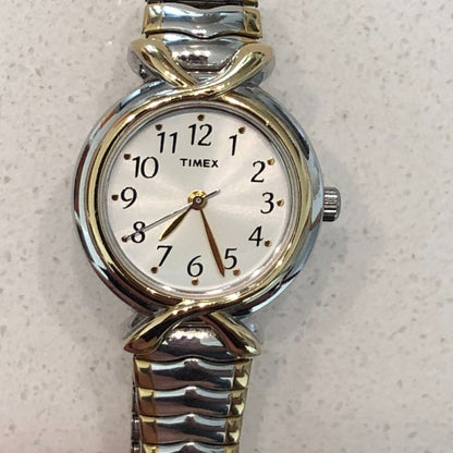 Reloj Timex Mujer Año 2014 Bicolor Correa Expansible 25mm