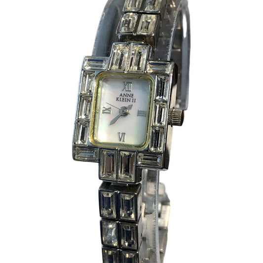 Reloj Anne Klein Ii Mujer Años 90´s Nácar Cristales Baguette