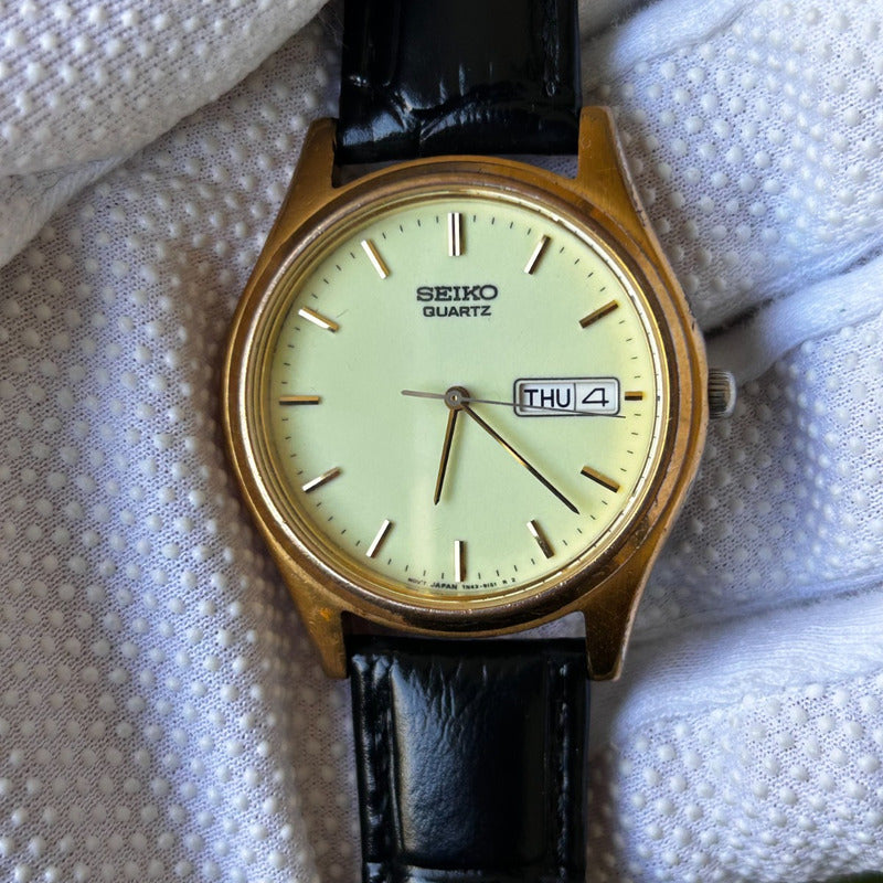 Reloj Seiko Hombre Vintage 1994 Dial Fosforescente Raro 7n43