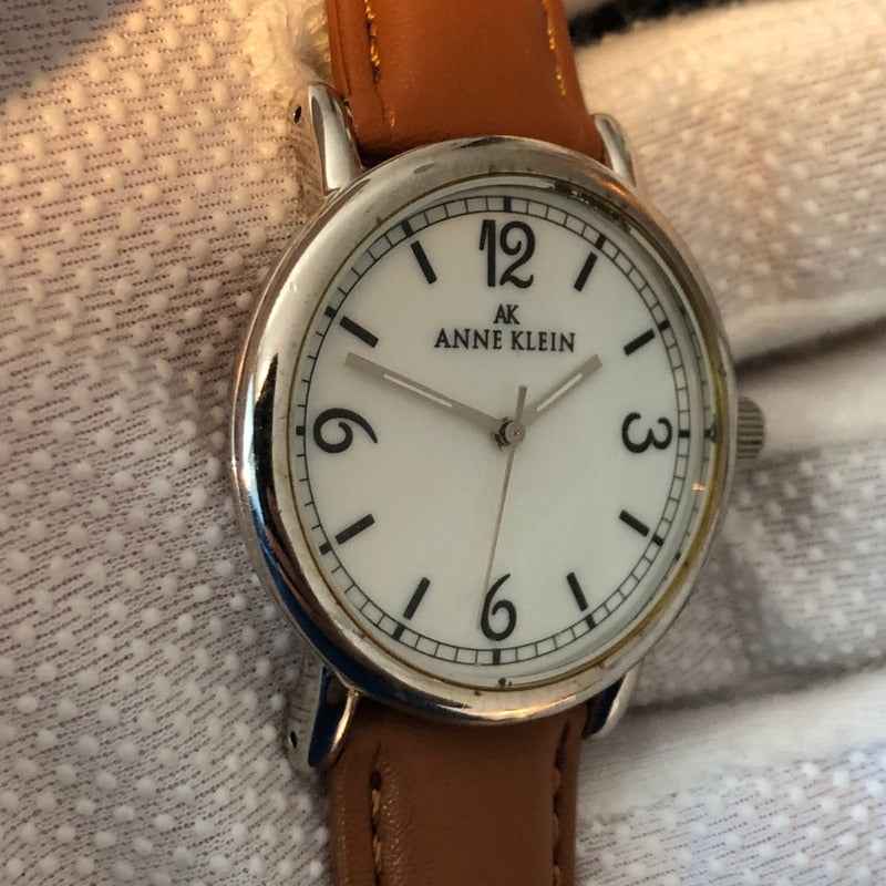 Reloj Anne Klein Nácar Mujer Año 2003 Transition Line Escaso