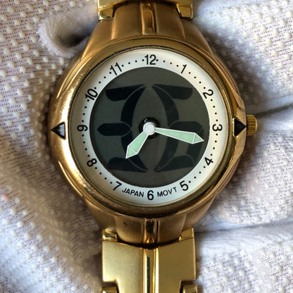 Reloj Louis Jourdan Hombre Cuarzo Ana/digital Vintage 1997 Dorado