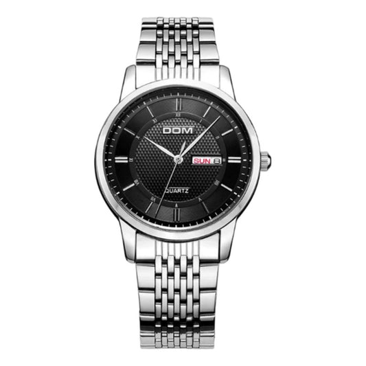 Reloj Dom De Lujo Acero Inoxidable Hombre