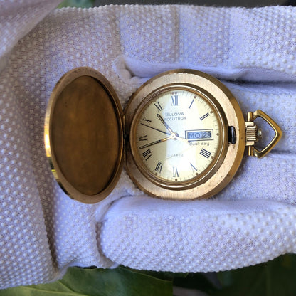 Reloj Bulova Accutron Vintage 1985 Bolsillo Valor Histórico Dualday