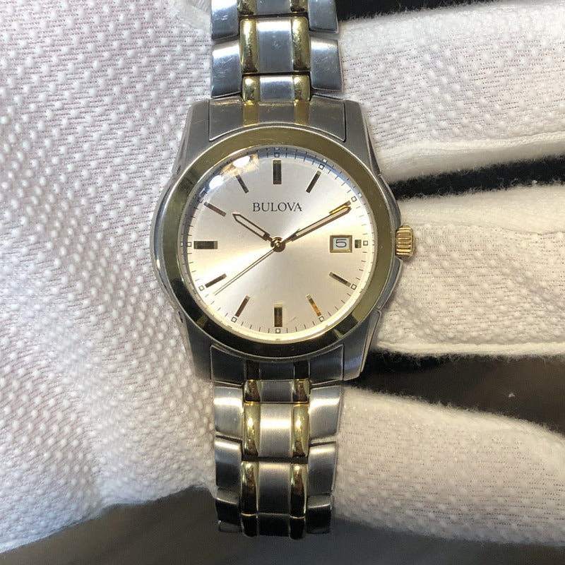Reloj Bulova Hombre Vintage 1999 Bicolor Sunburst Classic