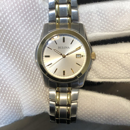 Reloj Bulova Hombre Vintage 1999 Bicolor Sunburst Classic