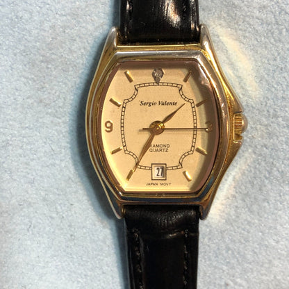 Reloj Sergio Valente Diamond Quartz Mujer Vintage Fines 80´s