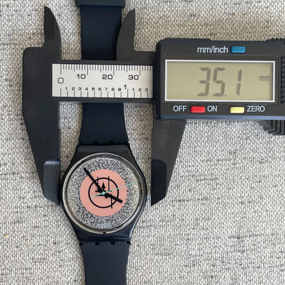 Reloj Swatch Hombre 1987 Mackintosh Gb116 Artegráfico Raro