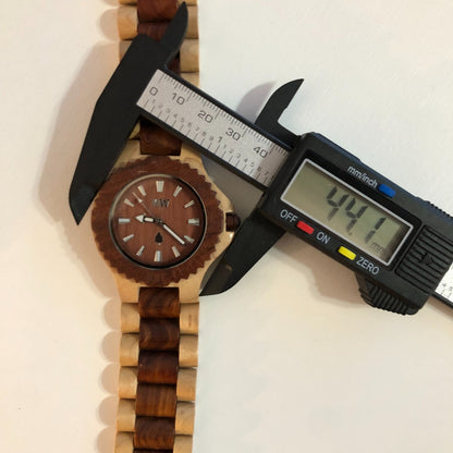 Reloj Wewood Hombre Madera Arce Y Caoba Año 2013 Florencia