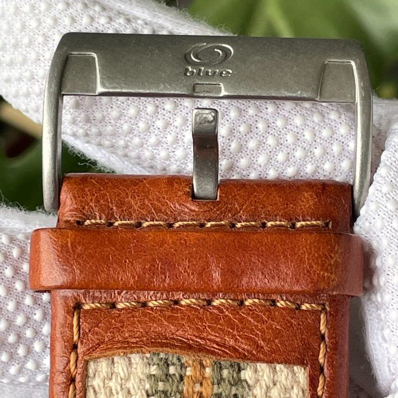 Reloj Fossil Unisex 2004 Correa Bund Serie Blue Lume Único