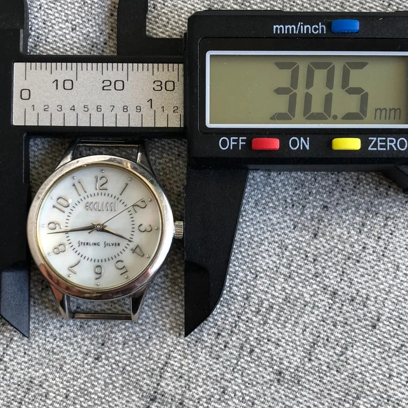 Reloj Ecclissi Mujer Plata 925 Año 2005 Madreperla 30mm