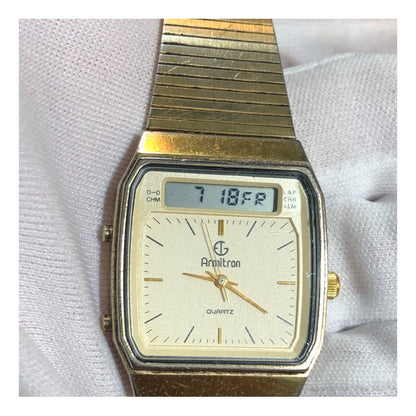 Reloj Armitron Quartz Vintage 80s Análogico/digital Hombre
