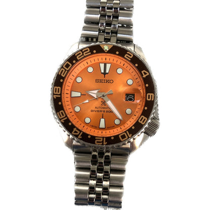 Reloj Seiko Divers 7002-7000 Vintage Dial Naranja Automático