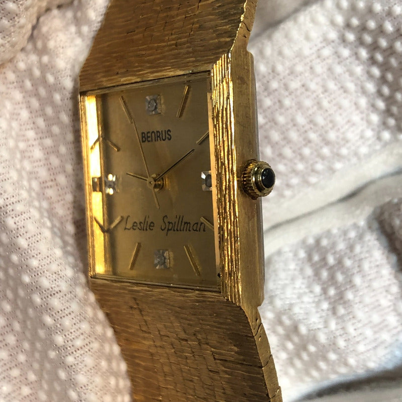 Reloj Benrus Mujer Fines Años 70´s Dorado Brazalete Original