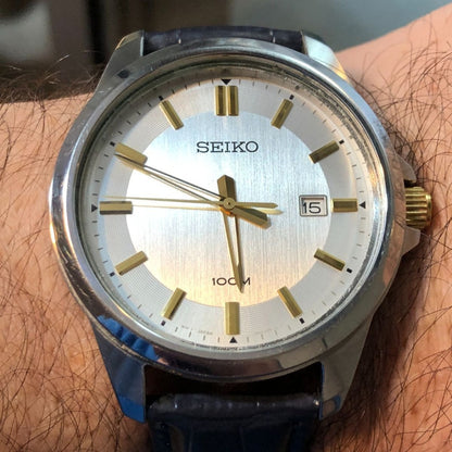 Reloj Seiko Caja Xl 44mm Hombre Año 2007 Imponente Único.