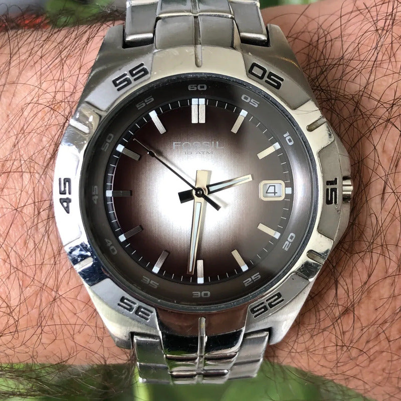 Reloj Fossil Hombre 2012 Dial Degradé Acero Descontinuado