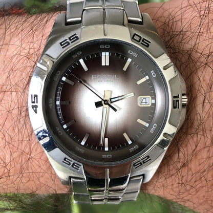 Reloj Fossil Hombre 2012 Dial Degradé Acero Descontinuado