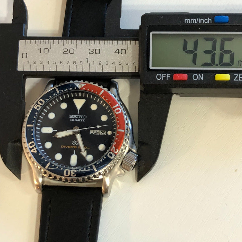 Reloj Seiko Hombre Vintage 1989 Diver Quartz Pepsi Un Ícono