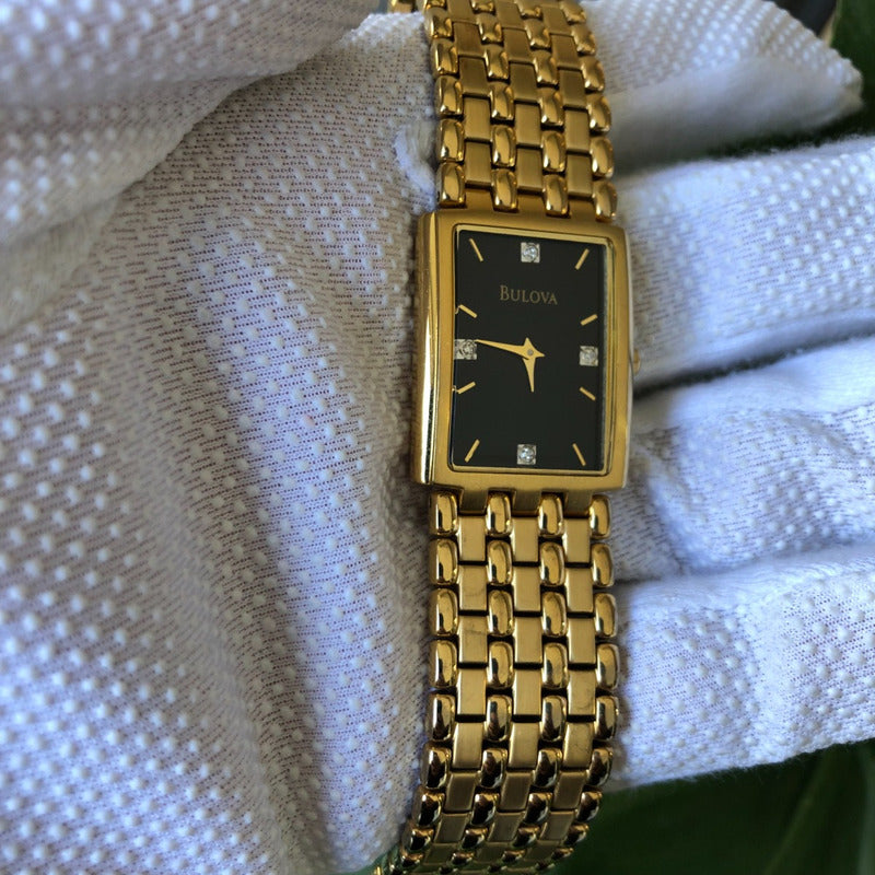 Reloj Bulova Unisex Joya Art Déco Vintage Año 2000 Único