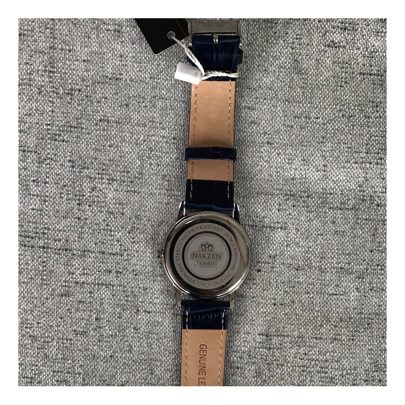 Reloj Nakzen Zafiro Hombre Inspiración Zen Máquina Japonesa