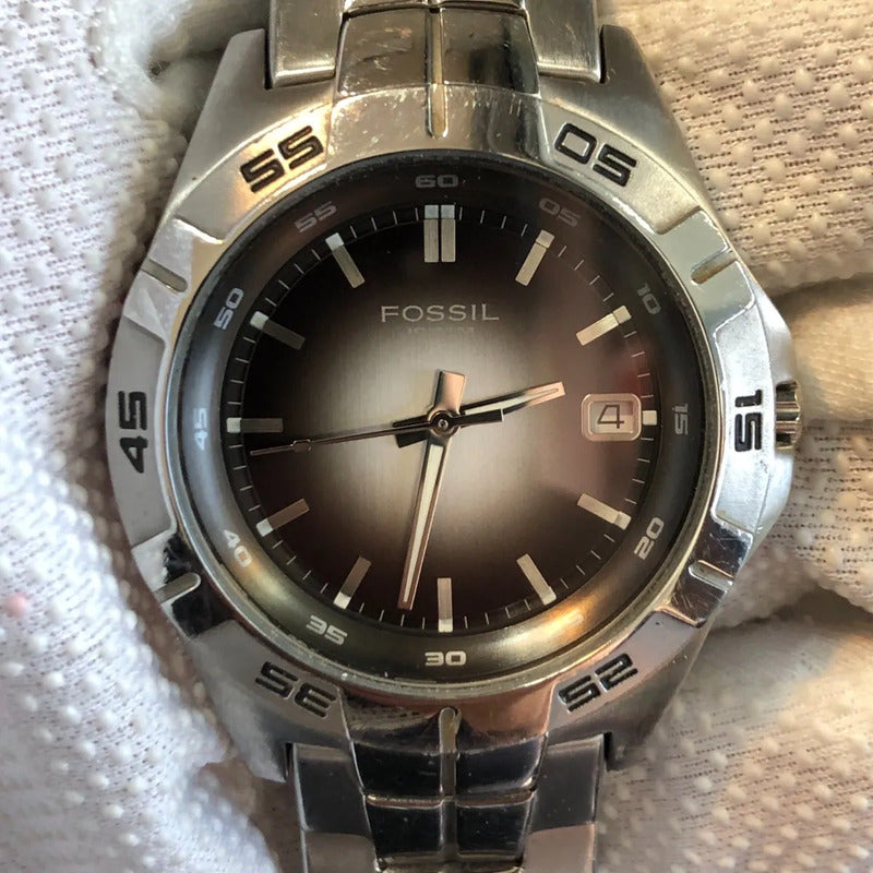 Reloj Fossil Hombre 2012 Dial Degradé Acero Descontinuado