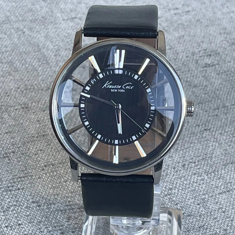 Reloj Kenneth Cole Hombre Dial Translúcido 2016 Moderno Arquitec