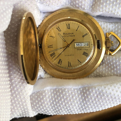 Reloj Bulova Accutron Vintage 1985 Bolsillo Valor Histórico Dualday