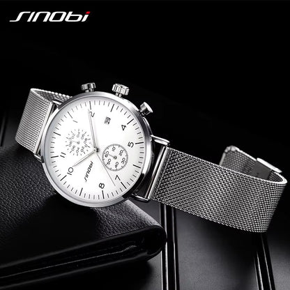 Reloj Sinobi Pulsera Acero Inoxidable Hombre