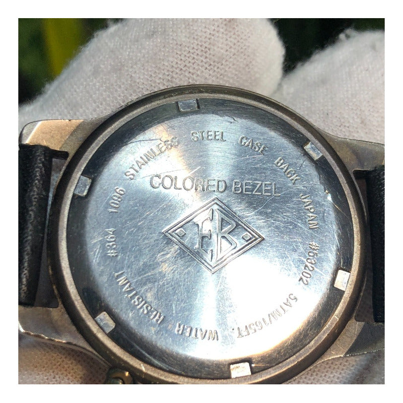Reloj Eddie Bauer Vintage Hombre Botón Para Iluminar Dial