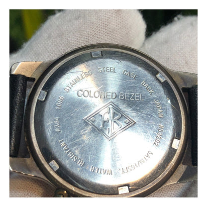 Reloj Eddie Bauer Vintage Hombre Botón Para Iluminar Dial