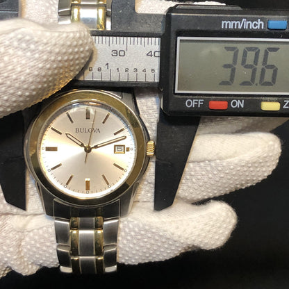 Reloj Bulova Hombre Vintage 1999 Bicolor Sunburst Classic
