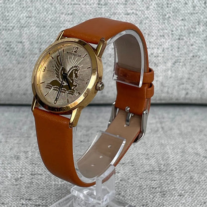 Reloj Wittnauer Hombre Año 1994 Pegasus Dorado Compacto
