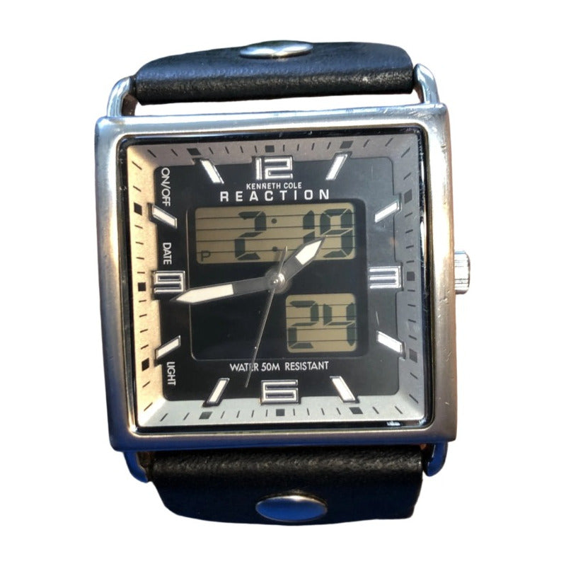 Kenneth Cole Reaction Análogo Y Digital Muy Raro Años 2.000