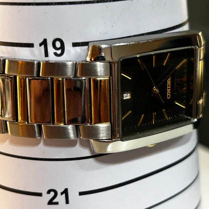Reloj Seiko Hombre 2010 Rectangular Dorado/gris Único
