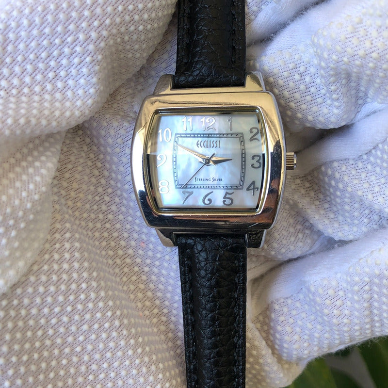 Reloj Ecclissi Mujer Plata 925 Dial Madreperla Año 2001 Único