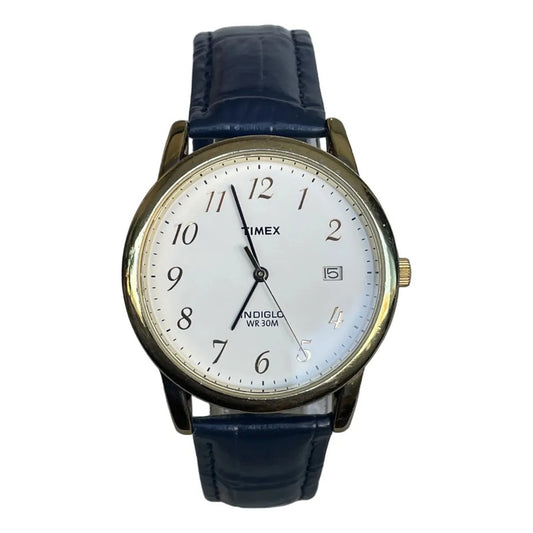 Timex Easy Reader Classics Hombre 2000s Indiglo Estilo Ejecutivo