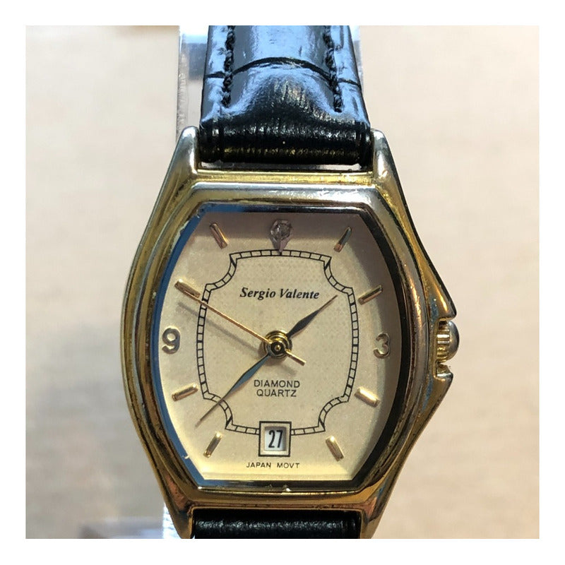 Reloj Sergio Valente Diamond Quartz Mujer Vintage Fines 80´s