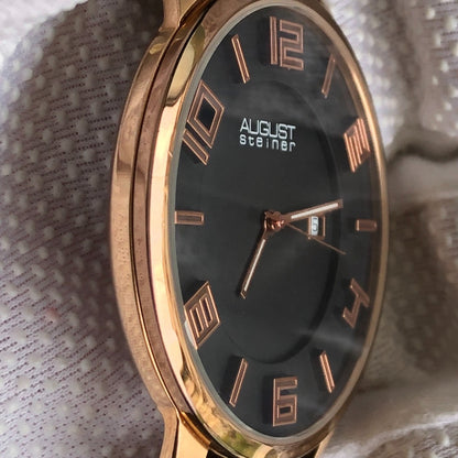 Reloj August Steiner Hombre Año 2015 Caja 42mm Máquina Suiza