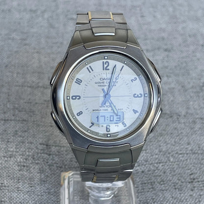 Reloj Casio Wave Ceptor Hombre 2004 Solar Ana-digi Escaso