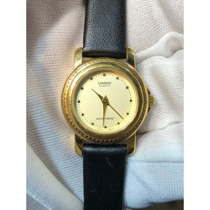 Reloj Casio Ltp-1097g Mujer Vintage Fines De Los 90s Dorado