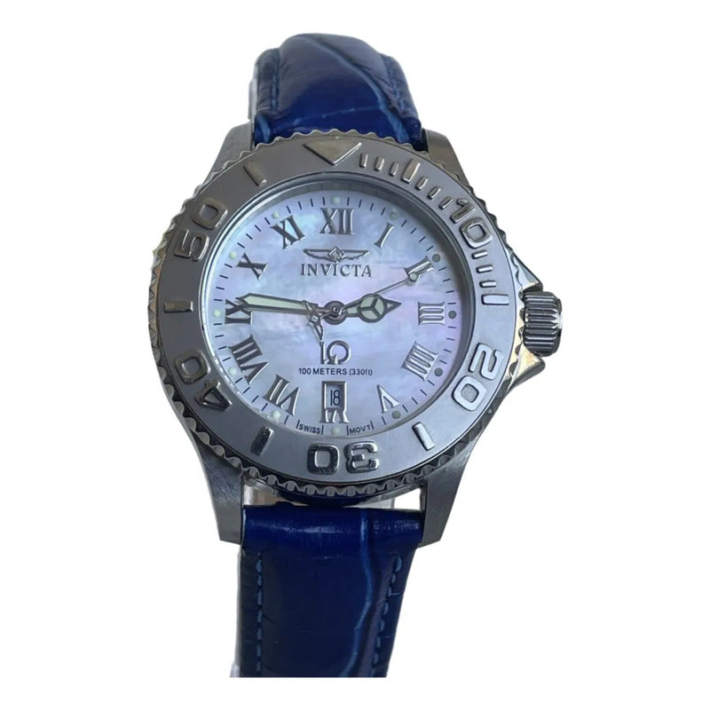 Reloj Invicta Mujer Madreperla 2004 Old New Stock Diver Chic