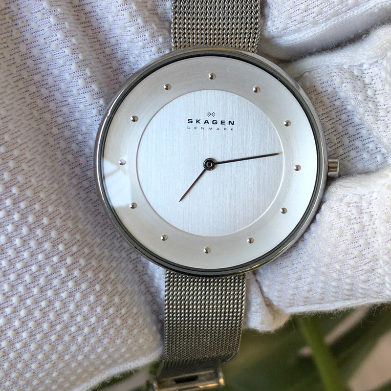 Reloj Skagen Mujer Año 2015 Cuarzo Malla Milanesa Caja 38 Mm