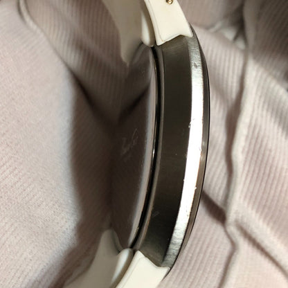Reloj Kenneth Cole Hombre Año 2010 Futurista Correa Blanca Original